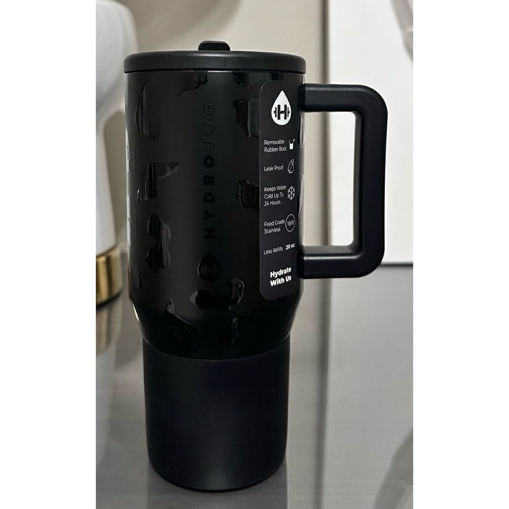 HydroJug Black Water Bottle